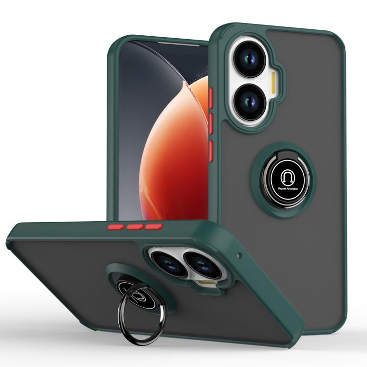 Q Shadow 1 Series TPU + PC Phone Case with Ring