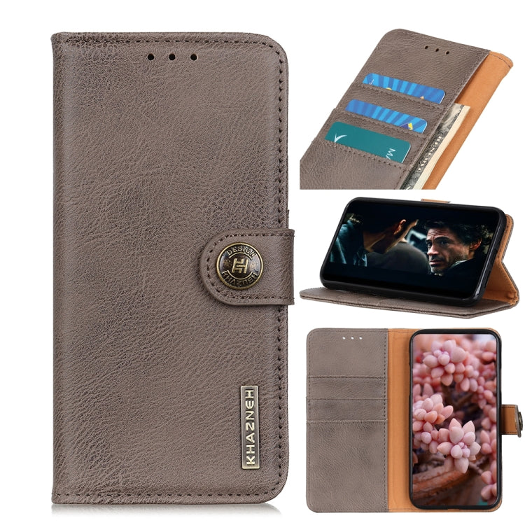 For OPPO A53 2020 KHAZNEH Cowhide Texture Horizontal Flip Leather Case with Holder &amp; Card Slots &amp; Wallet, For OPPO A53 2020