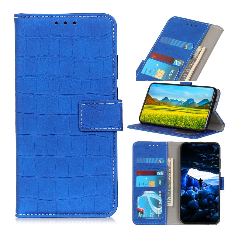 For OPPO A53 (2020) Crocodile Texture Horizontal Flip Leather Case with Holder &amp; Wallet &amp; Card Slots &amp; Photo Frame, For OPPO A53 (2020)