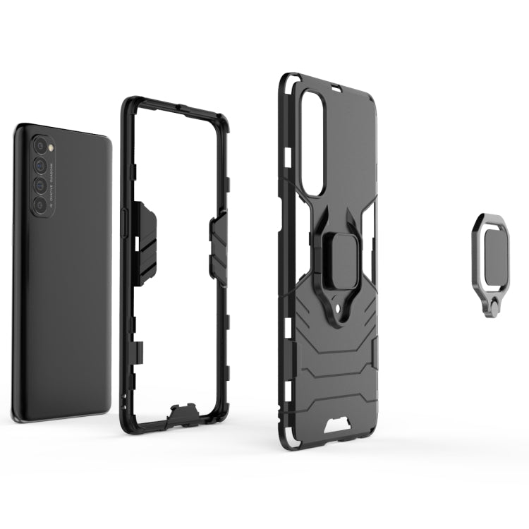 Shockproof PC + TPU Protective Case with Magnetic Ring Holder, For OPPO Reno4 Pro, For Huawei Mate 40 Pro, For OPPO A53, For OPPO Reno4, For Vivo iQOO 5 5G, For Vivo iQOO 5 Pro 5G, For Samsung Galaxy M31s, For Xiaomi Mi 10 Ultra