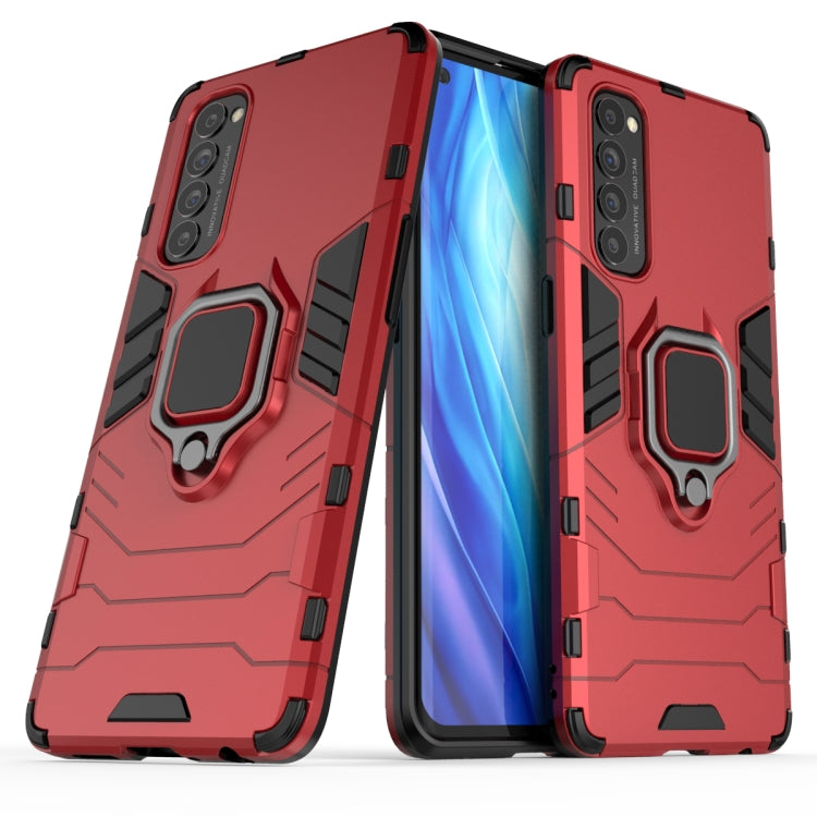 Shockproof PC + TPU Protective Case with Magnetic Ring Holder, For OPPO Reno4 Pro, For Huawei Mate 40 Pro, For OPPO A53, For OPPO Reno4, For Vivo iQOO 5 5G, For Vivo iQOO 5 Pro 5G, For Samsung Galaxy M31s, For Xiaomi Mi 10 Ultra