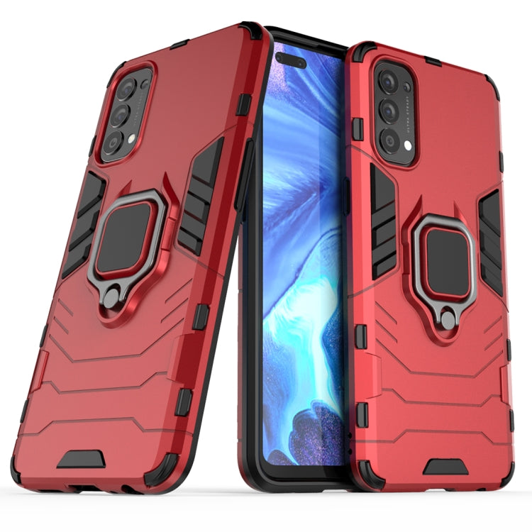 Shockproof PC + TPU Protective Case with Magnetic Ring Holder, For OPPO Reno4 Pro, For Huawei Mate 40 Pro, For OPPO A53, For OPPO Reno4, For Vivo iQOO 5 5G, For Vivo iQOO 5 Pro 5G, For Samsung Galaxy M31s, For Xiaomi Mi 10 Ultra