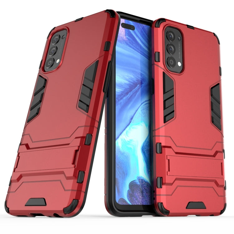 PC + TPU Shockproof Protective Case with Invisible Holder, For OPPO A53, For OPPO Realme V5 5G, For Huawei Mate 40 Pro, For Samsung Galaxy M31s, For Xiaomi Mi 10 Ultra, For OPPO Reno4, For OPPO Reno4 Pro, For Vivo iQOO 5 Pro 5G