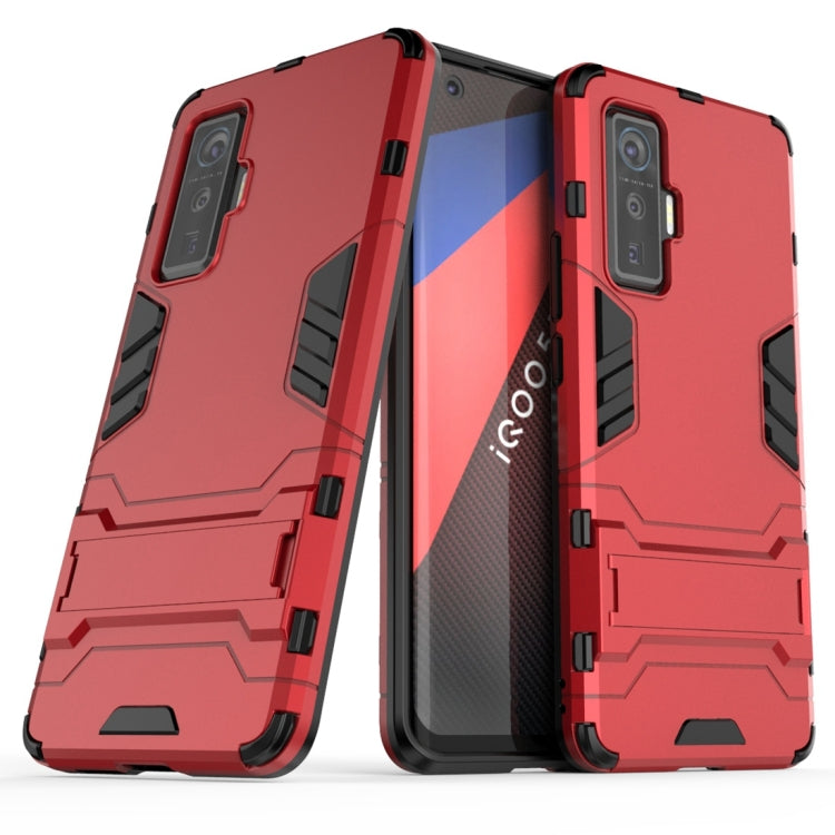 PC + TPU Shockproof Protective Case with Invisible Holder, For OPPO A53, For OPPO Realme V5 5G, For Huawei Mate 40 Pro, For Samsung Galaxy M31s, For Xiaomi Mi 10 Ultra, For OPPO Reno4, For OPPO Reno4 Pro, For Vivo iQOO 5 Pro 5G, For Huawei Mate 40 Pro+