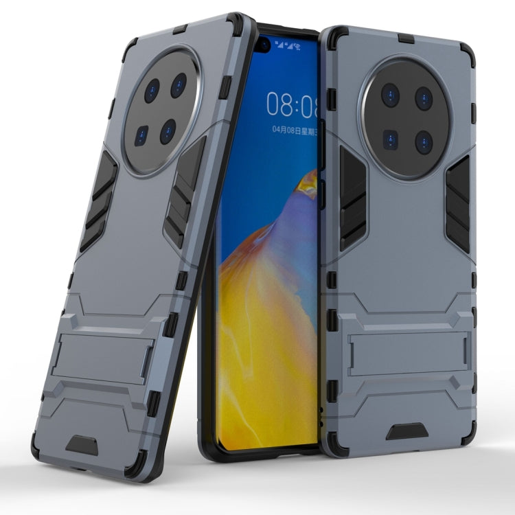 PC + TPU Shockproof Protective Case with Invisible Holder, For Huawei Mate 40 Pro+