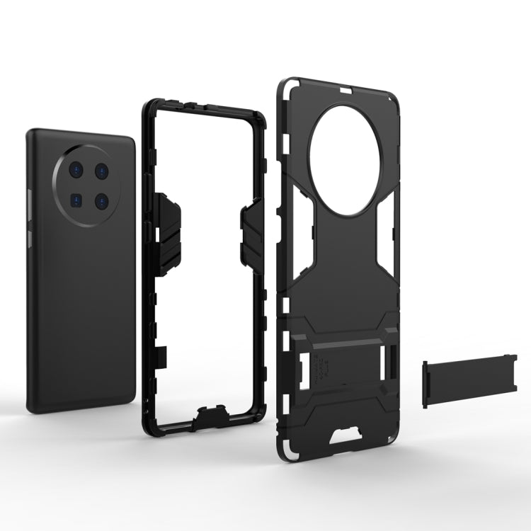 PC + TPU Shockproof Protective Case with Invisible Holder, For Huawei Mate 40 Pro+