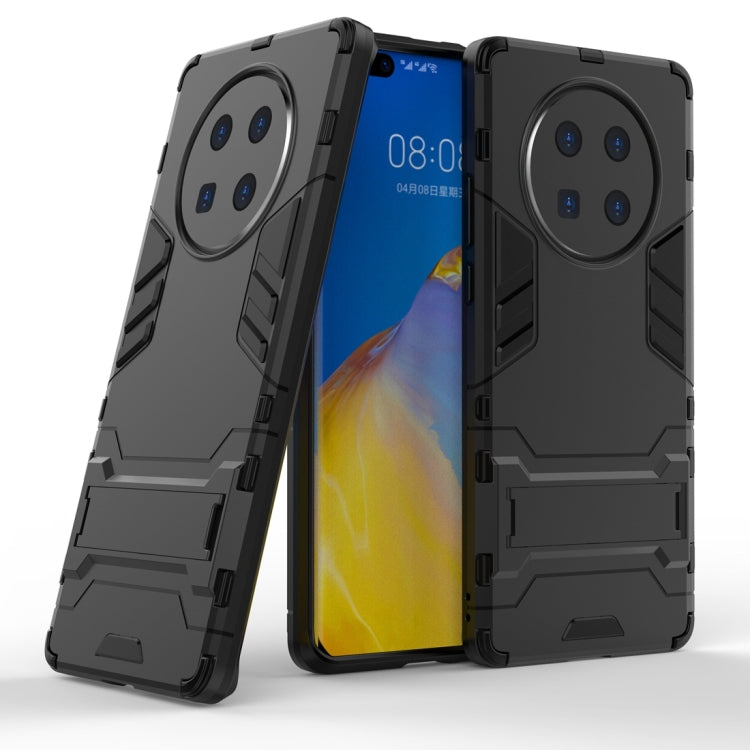 PC + TPU Shockproof Protective Case with Invisible Holder, For Huawei Mate 40 Pro+