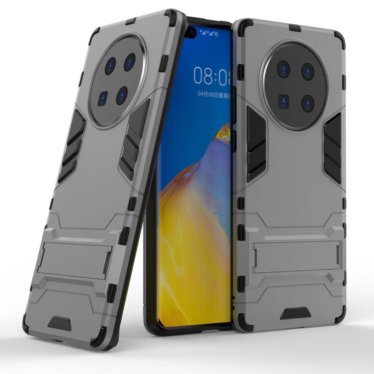 PC + TPU Shockproof Protective Case with Invisible Holder, For Huawei Mate 40 Pro+