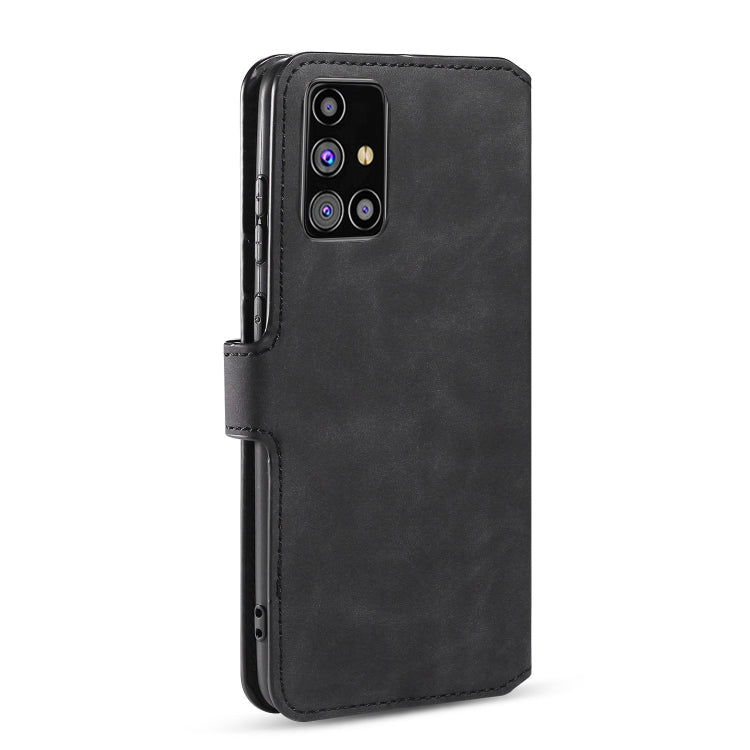 DG.MING Retro Oil Side Horizontal Flip Case with Holder & Card Slots & Wallet, For Samsung Galaxy M31s, For Samsung Galaxy S20 FE, For OPPO A32 (2020) / A53 (2020)