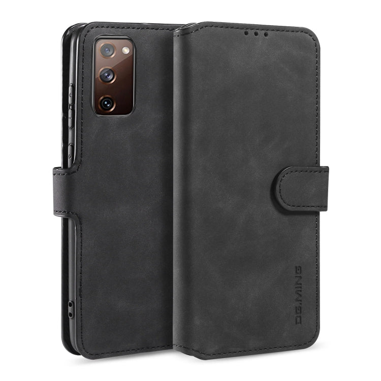 DG.MING Retro Oil Side Horizontal Flip Case with Holder & Card Slots & Wallet, For Samsung Galaxy M31s, For Samsung Galaxy S20 FE, For OPPO A32 (2020) / A53 (2020)