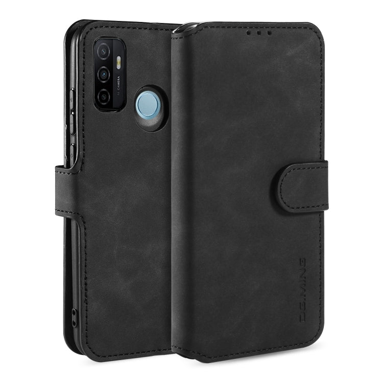 DG.MING Retro Oil Side Horizontal Flip Case with Holder & Card Slots & Wallet, For Samsung Galaxy M31s, For Samsung Galaxy S20 FE, For OPPO A32 (2020) / A53 (2020)