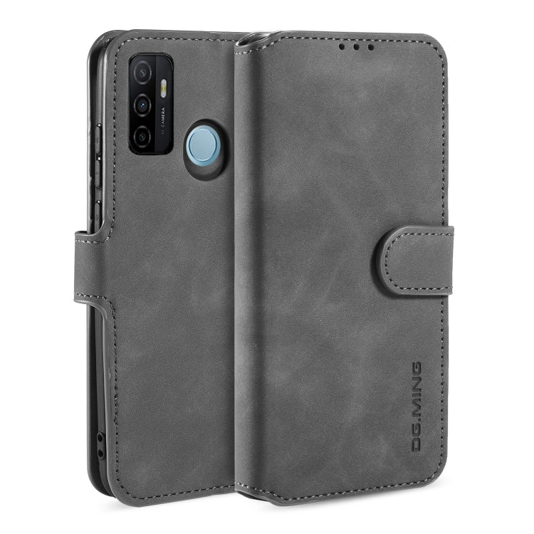 DG.MING Retro Oil Side Horizontal Flip Case with Holder & Card Slots & Wallet, For Samsung Galaxy M31s, For Samsung Galaxy S20 FE, For OPPO A32 (2020) / A53 (2020)