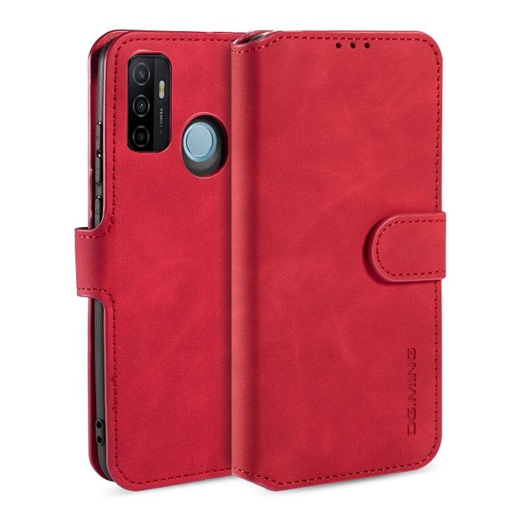 DG.MING Retro Oil Side Horizontal Flip Case with Holder & Card Slots & Wallet, For Samsung Galaxy M31s, For Samsung Galaxy S20 FE, For OPPO A32 (2020) / A53 (2020)