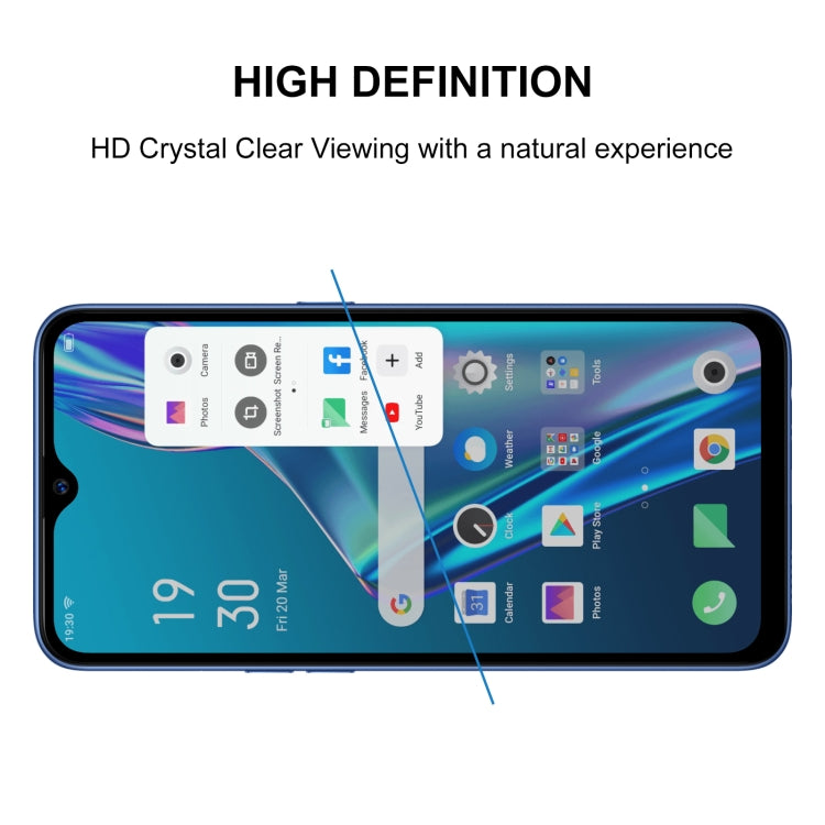 Full Glue Full Screen Tempered Glass Film, For OPPO A11k (1 PC), For OPPO A12 (1 PC), For OPPO A12e (1 PC), For OPPO A32 (1 PC), For OPPO A53 2020 (1 PC), For OPPO A72 5G (1 PC), For OPPO A93 (1 PC), For OPPO F17 (1 PC), For OPPO F17 Pro (1 PC)