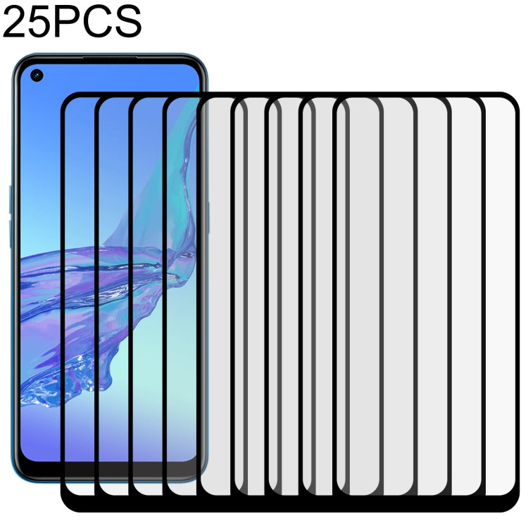 25 PCS Full Glue Full Screen Tempered Glass Film, For OPPO A11k (25 PCS), For OPPO A12 (25 PCS), For OPPO A12e (25 PCS), For OPPO A32 (25 PCS), For OPPO A53 (25 PCS), For OPPO A72 5G (25 PCS), For OPPO A93 (25 PCS), For OPPO F17 (25 PCS)���������������...