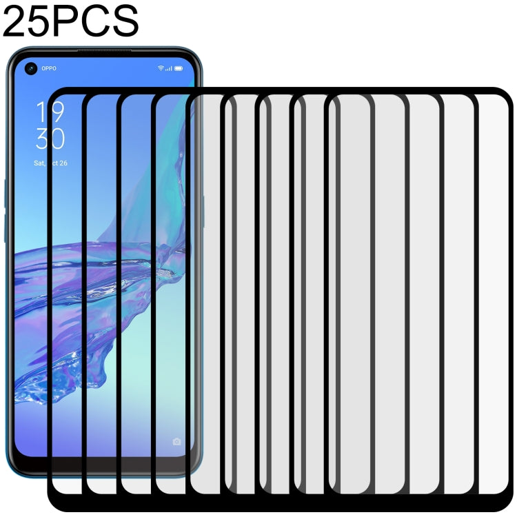 25 PCS Full Glue Full Screen Tempered Glass Film, For OPPO A11k (25 PCS), For OPPO A12 (25 PCS), For OPPO A12e (25 PCS), For OPPO A32 (25 PCS), For OPPO A53 (25 PCS), For OPPO A72 5G (25 PCS), For OPPO A93 (25 PCS), For OPPO F17 (25 PCS)���������������...