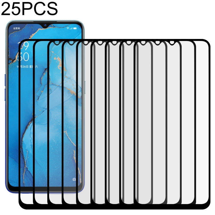 25 PCS Full Glue Full Screen Tempered Glass Film, For OPPO A11k (25 PCS), For OPPO A12 (25 PCS), For OPPO A12e (25 PCS), For OPPO A32 (25 PCS), For OPPO A53 (25 PCS), For OPPO A72 5G (25 PCS), For OPPO A93 (25 PCS), For OPPO F17 (25 PCS)