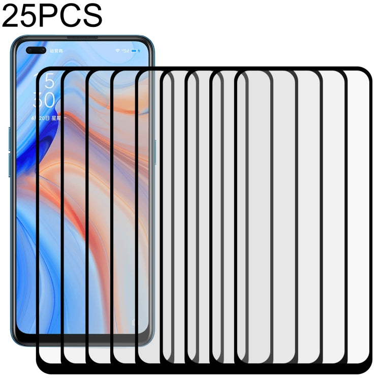 25 PCS Full Glue Full Screen Tempered Glass Film, For OPPO A11k (25 PCS), For OPPO A12 (25 PCS), For OPPO A12e (25 PCS), For OPPO A32 (25 PCS), For OPPO A53 (25 PCS), For OPPO A72 5G (25 PCS), For OPPO A93 (25 PCS), For OPPO F17 (25 PCS)���������������...