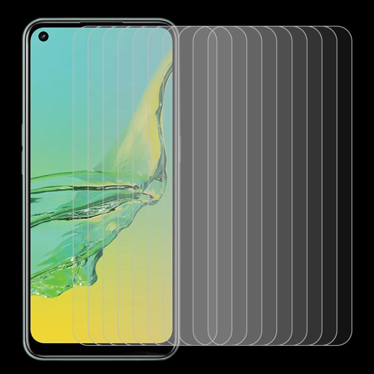 10 PCS 0.26mm 9H 2.5D Tempered Glass Film, For OPPO A32 (10 PCS), For OPPO Find X2 Neo (10 PCS), For OPPO A53 2020 (10 PCS), For OPPO Reno4 SE (10 PCS), For OPPO Reno4 (10 PCS), For OPPO Find X2 Lite (10 PCS), For OPPO F17 Pro (10 PCS)�����������������...