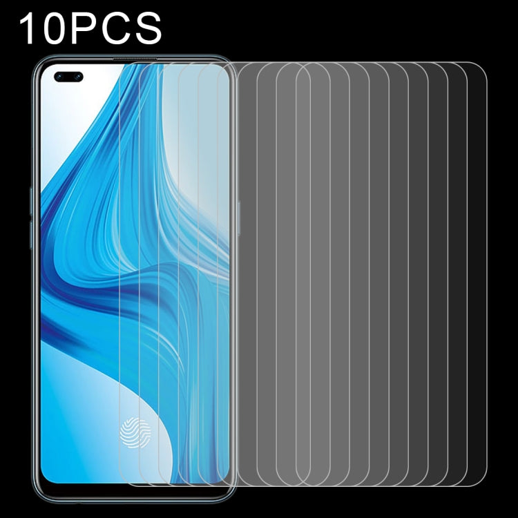 10 PCS 0.26mm 9H 2.5D Tempered Glass Film, For OPPO A32 (10 PCS), For OPPO Find X2 Neo (10 PCS), For OPPO A53 2020 (10 PCS), For OPPO Reno4 SE (10 PCS), For OPPO Reno4 (10 PCS), For OPPO Find X2 Lite (10 PCS), For OPPO F17 Pro (10 PCS)