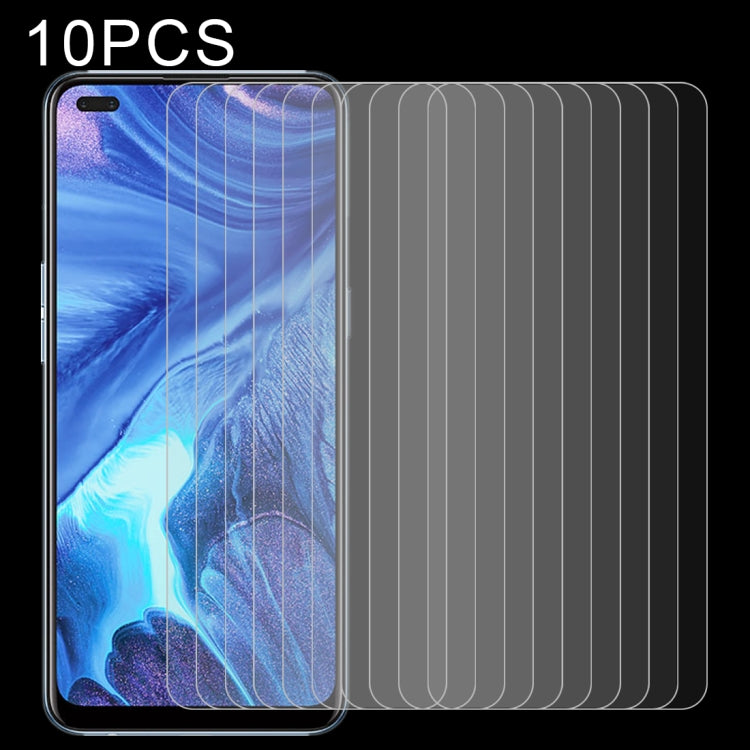 10 PCS 0.26mm 9H 2.5D Tempered Glass Film, For OPPO A32 (10 PCS), For OPPO Find X2 Neo (10 PCS), For OPPO A53 2020 (10 PCS), For OPPO Reno4 SE (10 PCS), For OPPO Reno4 (10 PCS), For OPPO Find X2 Lite (10 PCS), For OPPO F17 Pro (10 PCS)�����������������...