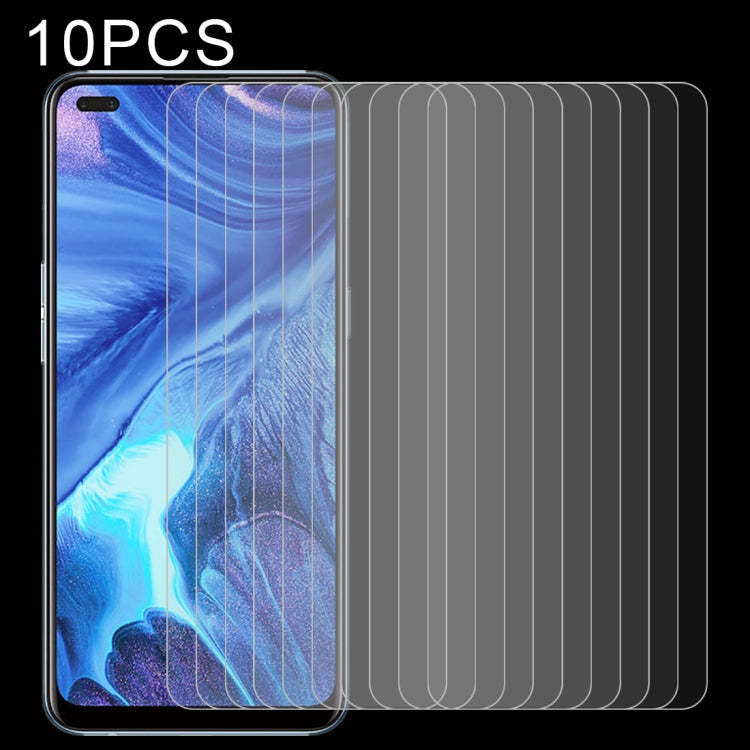 10 PCS 0.26mm 9H 2.5D Tempered Glass Film, For OPPO A32 (10 PCS), For OPPO Find X2 Neo (10 PCS), For OPPO A53 2020 (10 PCS), For OPPO Reno4 SE (10 PCS), For OPPO Reno4 (10 PCS), For OPPO Find X2 Lite (10 PCS), For OPPO F17 Pro (10 PCS)