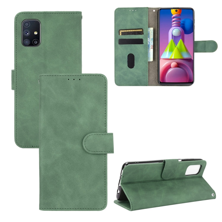 Solid Color Skin Feel Magnetic Buckle Horizontal Flip Calf Texture PU Leather Case with Holder & Card Slots & Wallet, For OPPO Reno4 SE, For Samsung Galaxy M51(European Version)