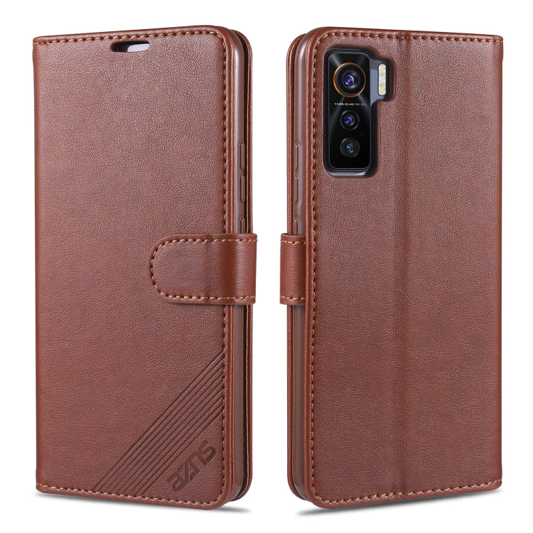 AZNS Sheepskin Texture Horizontal Flip Leather Case with Holder & Card Slots & Wallet, For OPPO A32 / A53 (2020), For Vivo iQOO 5, For Vivo Y20 / Y20i