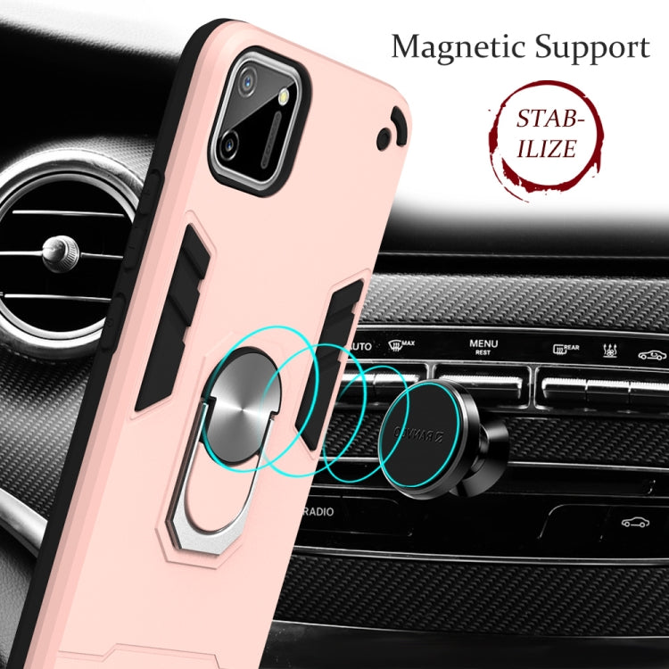 Armour Series PC + TPU Protective Case with Ring Holder, For OPPO Realme C11, For OPPO Realme C12 / C15