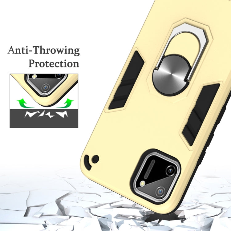 Armour Series PC + TPU Protective Case with Ring Holder, For OPPO Realme C11, For OPPO Realme C12 / C15