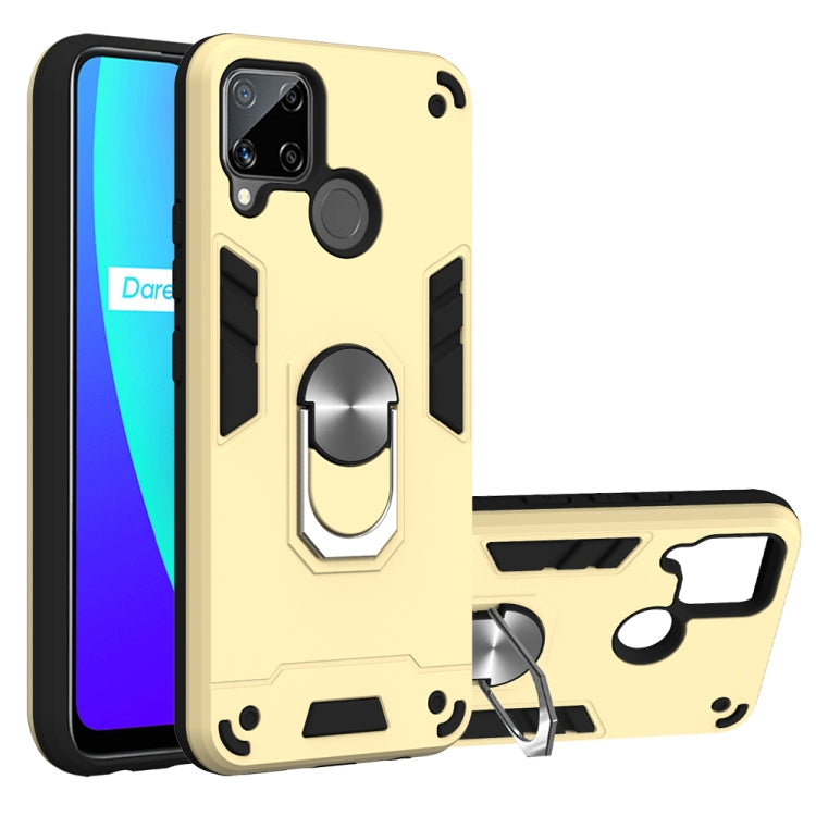 Armour Series PC + TPU Protective Case with Ring Holder, For OPPO Realme C11, For OPPO Realme C12 / C15