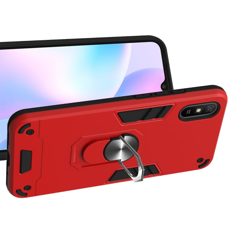 Armour Series PC + TPU Protective Case with Ring Holder, For Xiaomi Redmi 9A, For Xiaomi Redmi 9C