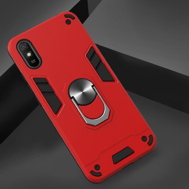 Armour Series PC + TPU Protective Case with Ring Holder, For Xiaomi Redmi 9A, For Xiaomi Redmi 9C