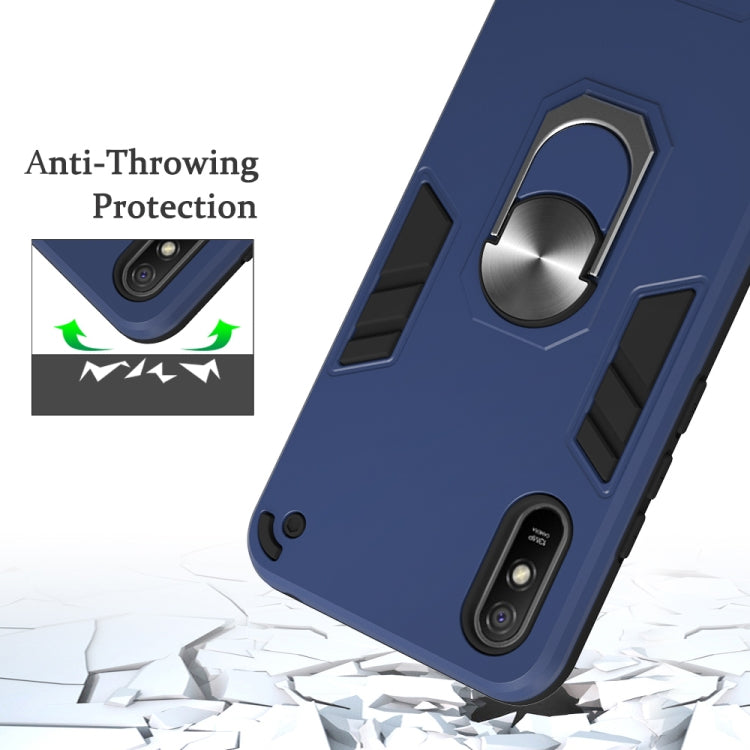 Armour Series PC + TPU Protective Case with Ring Holder, For Xiaomi Redmi 9A, For Xiaomi Redmi 9C