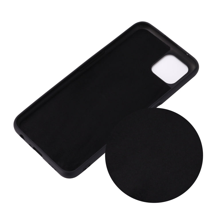 Pure Color Liquid Silicone Shockproof Full Coverage Case