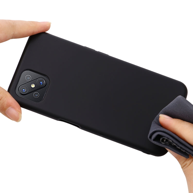 Pure Color Liquid Silicone Shockproof Full Coverage Case