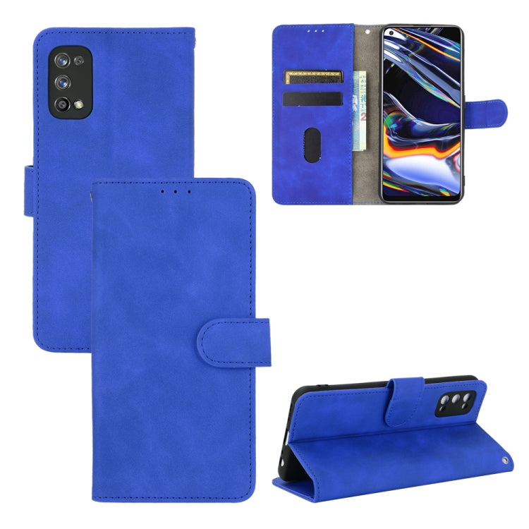 Solid Color Skin Feel Magnetic Buckle Horizontal Flip Calf Texture PU Leather Case with Holder &amp; Card Slots &amp; Wallet