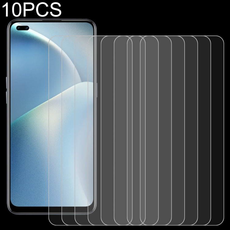 10 PCS 0.26mm 9H 2.5D Tempered Glass Film, For OPPO A73 5G (10 PCS), For OPPO A93 (10 PCS), For OPPO Realme 7 (10 PCS), For OPPO Realme 7i (10 PCS), For OPPO Realme C2 / C2s / C2 2020 (10 PCS), For OPPO Realme C17 (10 PCS), For OPPO Realme V3 (10 PCS)