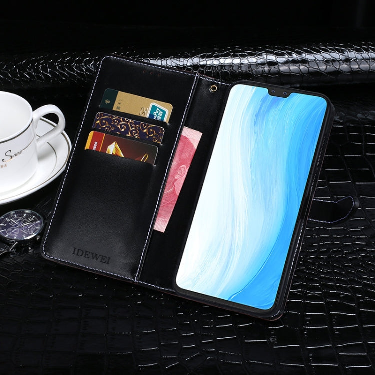 idewei Crocodile Texture Horizontal Flip Leather Case with Holder & Card Slots & Wallet, For Vivo V20 Pro, For Vivo V20 SE, For Vivo Y20 2020