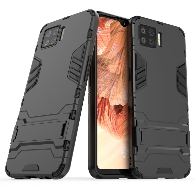 PC + TPU Shockproof Protective Case with Invisible Holder, For OPPO F17, For OPPO Realme 7i