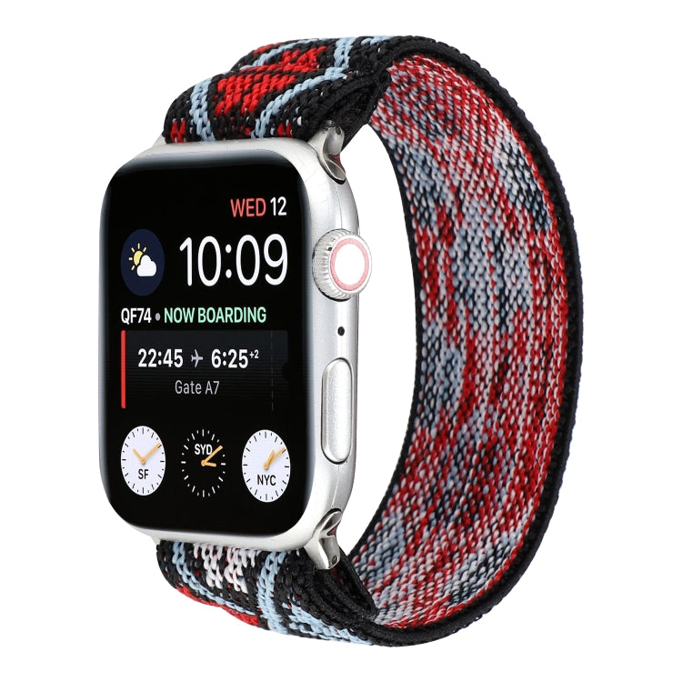 Nylon Replacement Strap Watchband, For Apple Watch Series 7 41mm / &amp; 6 &amp; SE &amp; 5 &amp; 4 40mm