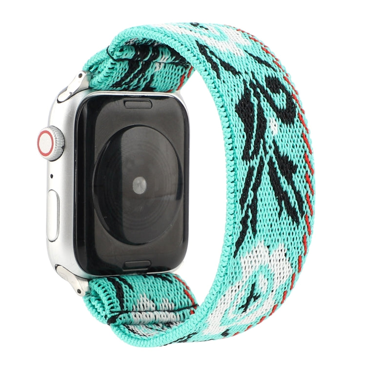 Nylon Replacement Strap Watchband, For Apple Watch Series 7 41mm / &amp; 6 &amp; SE &amp; 5 &amp; 4 40mm