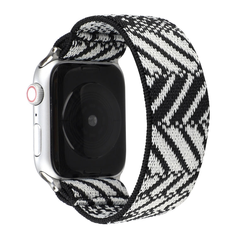 Nylon Replacement Strap Watchband, For Apple Watch Series 7 41mm / &amp; 6 &amp; SE &amp; 5 &amp; 4 40mm