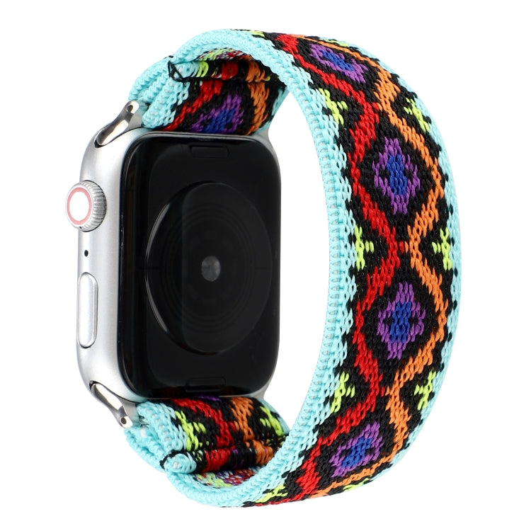 Nylon Replacement Strap Watchband, For Apple Watch Series 7 41mm / &amp; 6 &amp; SE &amp; 5 &amp; 4 40mm