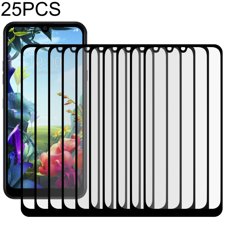 25 PCS Full Glue Full Screen Tempered Glass Film, For LG Aristo 5 (25 PCS), For LG Aristo 5 Pro (25 PCS), For vivo iQOO U1x (25 PCS), For LG Fortune 3 (25 PCS), For LG G9 (25 PCS), For LG Harmony 4 (25 PCS), For LG K30 (2019) (25 PCS), For LG K31 (25 P...