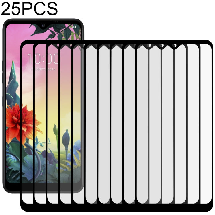 25 PCS Full Glue Full Screen Tempered Glass Film, For LG Aristo 5 (25 PCS), For LG Aristo 5 Pro (25 PCS), For vivo iQOO U1x (25 PCS), For LG Fortune 3 (25 PCS), For LG G9 (25 PCS), For LG Harmony 4 (25 PCS), For LG K30 (2019) (25 PCS), For LG K31 (25 P...