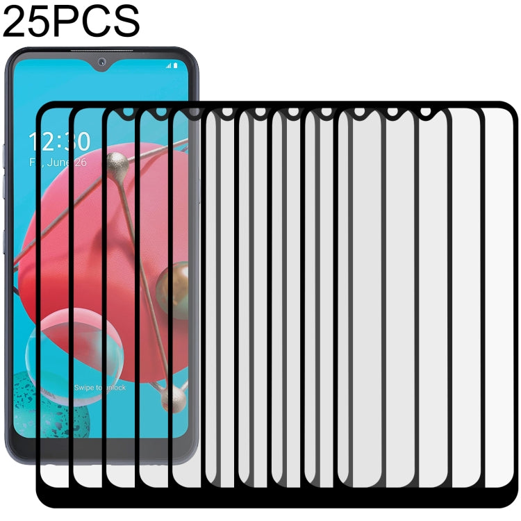 25 PCS Full Glue Full Screen Tempered Glass Film, For LG Aristo 5 (25 PCS), For vivo iQOO U1x (25 PCS), For LG Fortune 3 (25 PCS), For LG G9 (25 PCS), For LG Harmony 4 (25 PCS), For LG K30 (2019) (25 PCS), For LG K31 (25 PCS), For OPPO A33 (2020) (25 P...