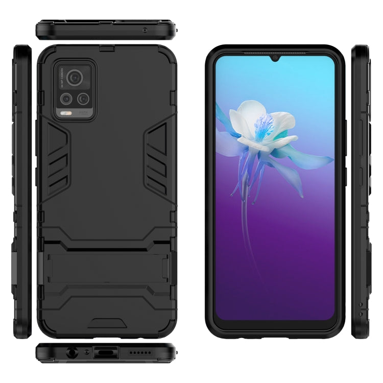 PC + TPU Shockproof Protective Case with Holder, For vivo V20, For Xiaomi MI 10T Pro