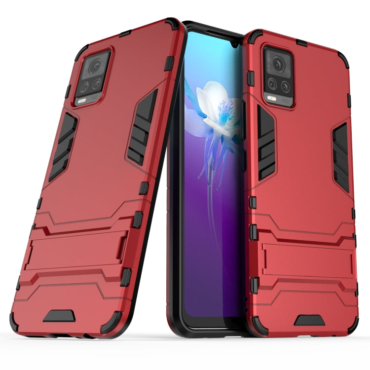 PC + TPU Shockproof Protective Case with Holder, For vivo V20, For Xiaomi MI 10T Pro