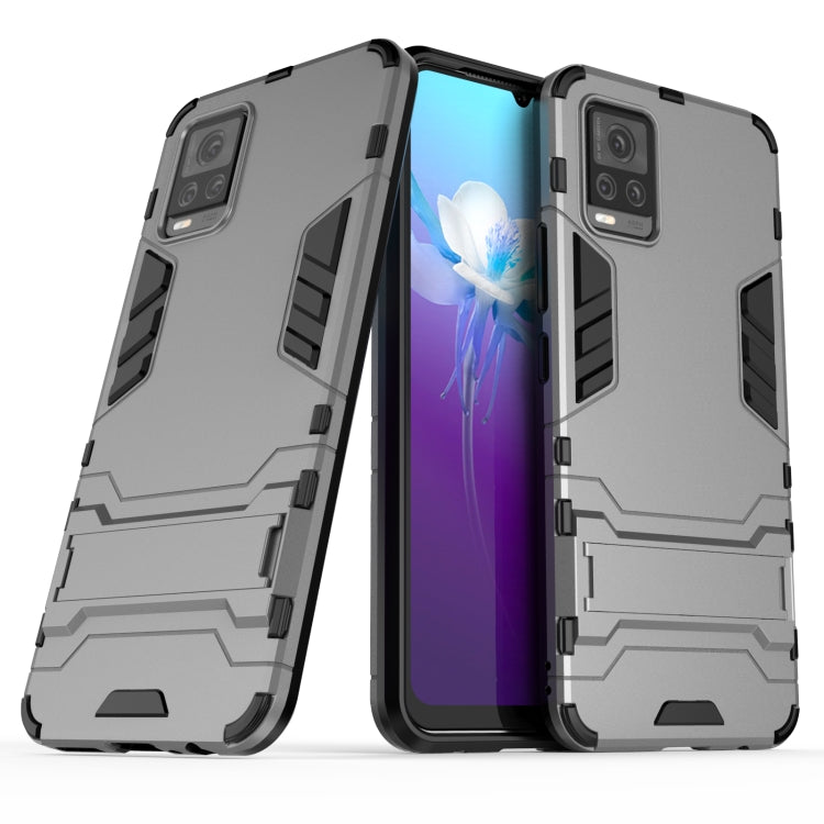 PC + TPU Shockproof Protective Case with Holder, For vivo V20, For Xiaomi MI 10T Pro